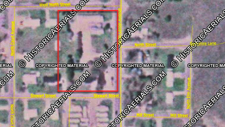 The Cedars Motel and Cabins (Malcoms Motel) - 1981 Aerial